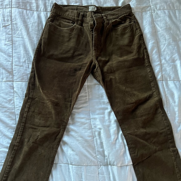 J Crew slim 484 Corduroy Pants - 32" x 30”- Brown - Picture 2 of 2